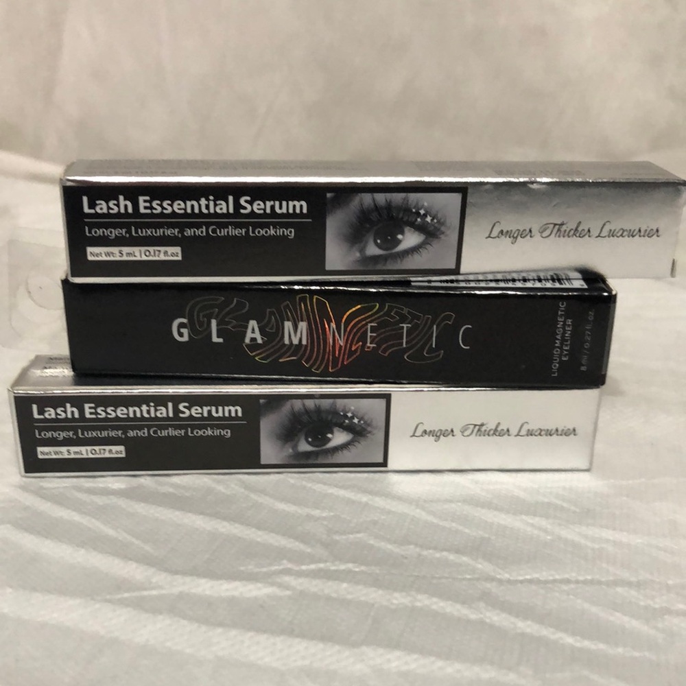 Lash Essential Serum and Liquid Eyeliner bundle 3 items